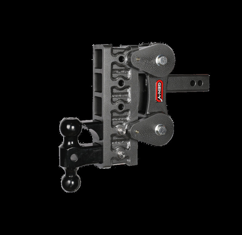 GEN-Y Hitch Gen-Y The Boss Torsion-Flex 2in Shank 7.5in Drop 10K Hitch w/GH-031 Dual-Ball/GH-032 Pintle Lock