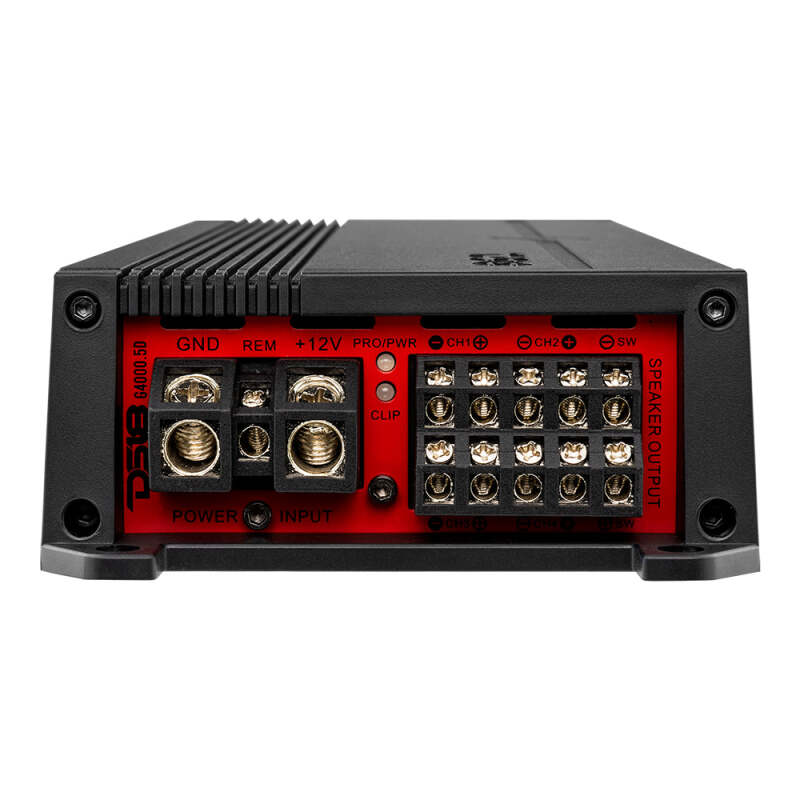DS18 5-Chnl Amp 2x 420/4ohm Bridge SUB 900/1ohm 4 x 220 SUB 600/2ohm 4 x 130 SUB 300/4 ohm Watts RMS