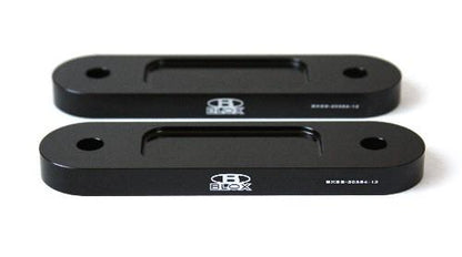 BLOX Racing BLOX Honda S2000 Racing Front 12mm Thin Spacer Bump Steer Kit - Black (Lowered 1in and more)