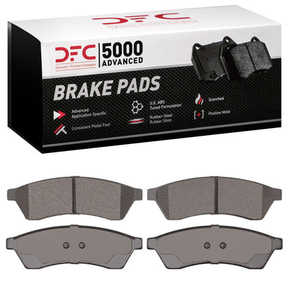 DFC 04-10 Chevrolet Epica (USA/Canada) Rear 5000 Advanced Ceramic Brake Pads