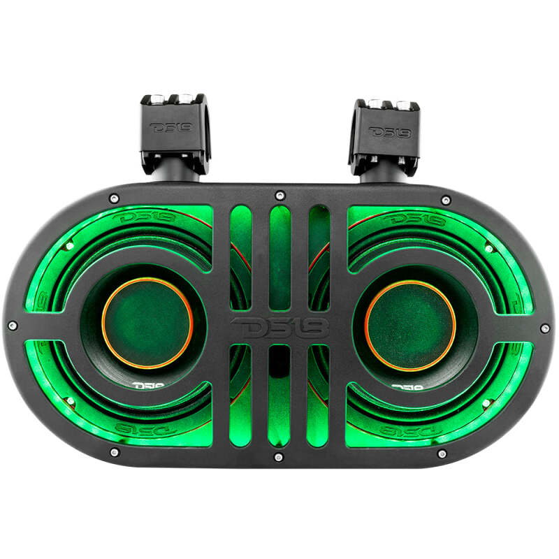 DS18 8in Rollcage Soundbar Loaded Built in RGB LED Lights 500 Watts RMS 2x PRO-HY8.4B Included
