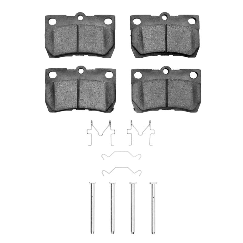 R1 Concepts R1 06-13 Lexus IS250 Rear Semi Met Pads & Hardware Kit