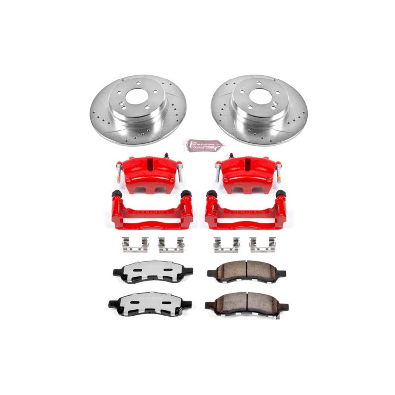 PowerStop Power Stop 06-08 Isuzu Ascender Front Z36 Truck & Tow Kit w/Cals