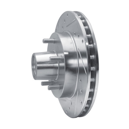 R1 Concepts R1 82-95 Buick Regal Front Left Drilled & Slotted Silver Brake Rotor