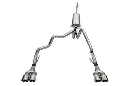 CORSA Performance Corsa 2022-2024 Chevrolet Silverado 1500 Cat-Back Dual Rear Exit with Twin 4in Polished Tips