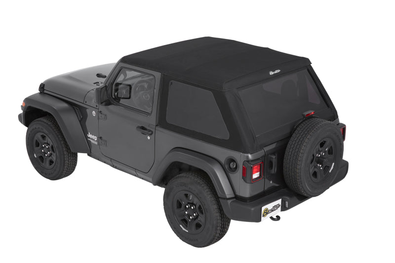 Bestop 18-26 Jeep Wrangler JL 2-Door Trektop (Premium Black Twill)