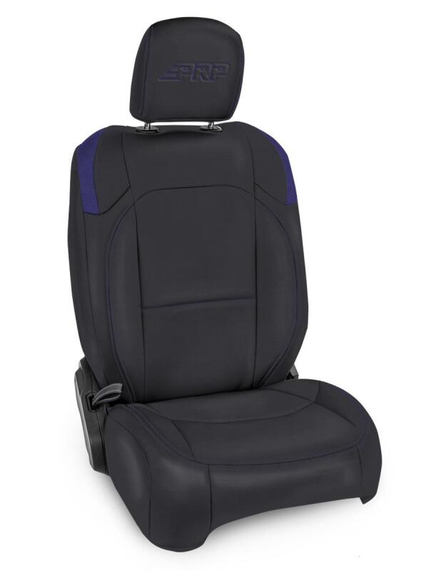 PRP Seats PRP Jeep Wrangler JL Front Seat Covers Jeep Gladiator JT- with Pocket Back (Pair) - Black/Purple