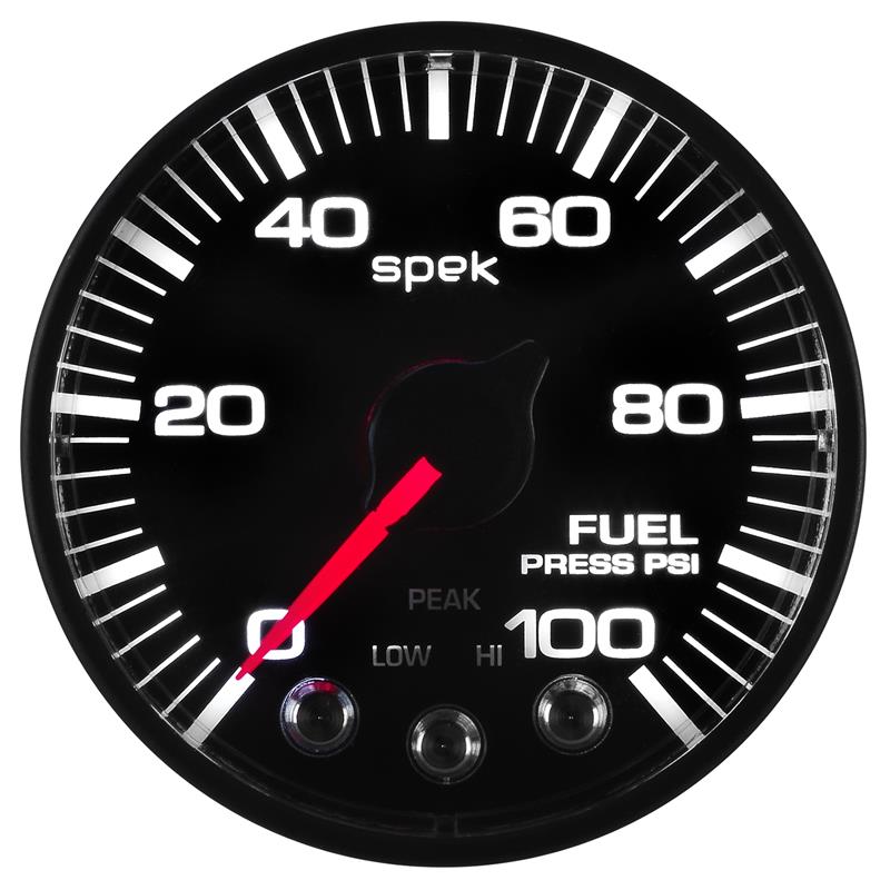Autometer Spek-Pro - Nascar 2-1/16in Fuel Press 0- 100 psi Bfb Ecu