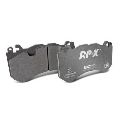 EBC Racing 13-14 Audi RS7 4.0L Twin Turbo (Cast Iron Rotors w/Round Weights) RP-X Front Brake Pads