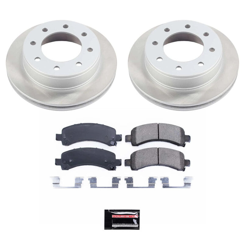 PowerStop Power Stop 07-20 GMC Savana 3500 Rear Semi-Coated Rotor Kit
