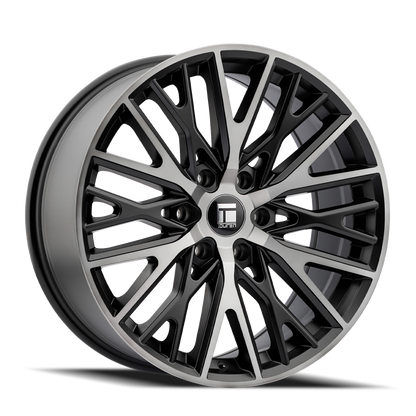 Touren 3291 TR91 20x9 / 6x120 BP / 30mm Offset / 66.9mm Hub Matte Black Brushed w/ Dark Wheel
