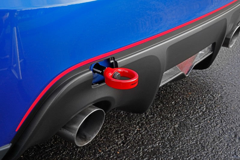 Perrin Performance PERRIN 13-26 Subaru BRZ / 13-20 Scion FRS & Toyota 86 / 22-26 GR86 Tow Hook Kit (Rear) - Red