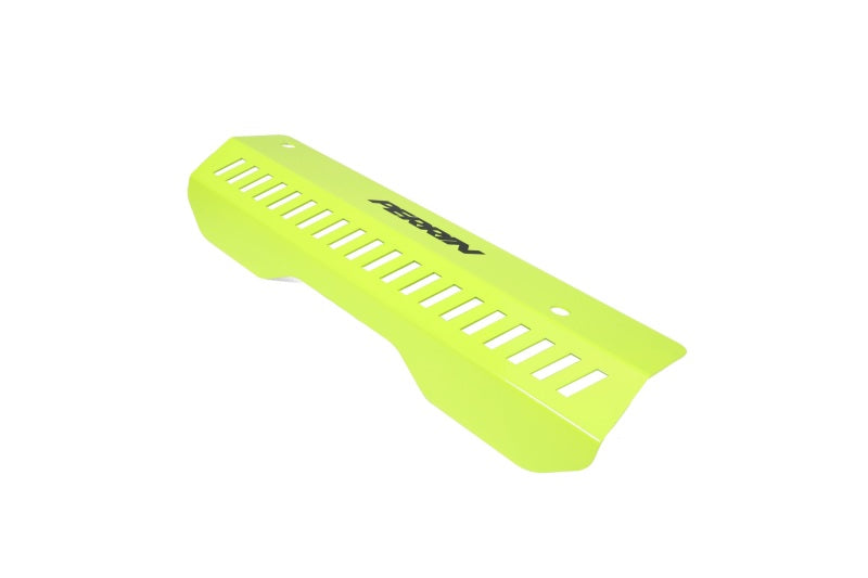 Perrin Performance PERRIN 22-26 Subaru WRX Pulley Cover - Neon Yellow (SHORT - For Use w/PERRIN AOS)