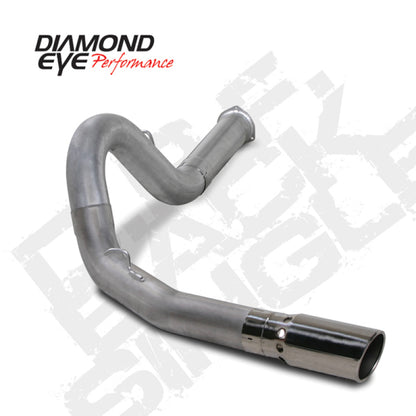 Diamond Eye Performance Diamond Eye KIT 5in DPF-BACK Single AL 07.5-08 CHEVY 6 6L 2500/3500 BPCKGD BX46X14X14OD EL-PL