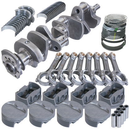 Eagle Chevy 350 3.750in Crank 6.000in I-Beam Rods -5cc Flat Top 4.060in Pistons Rotating Assembly