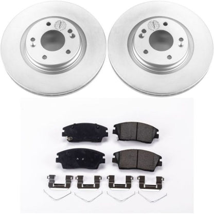 PowerStop Power Stop 17-19 Hyundai Elantra Front Z17 Evolution Geomet Coated Brake Kit