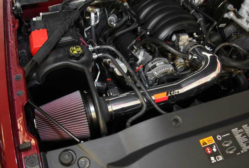 K&N Engineering K&N 77 Series Performance Intake Kit for 2014 Chevrolet Silverado/GMC Sierra 1500 4.3L V6