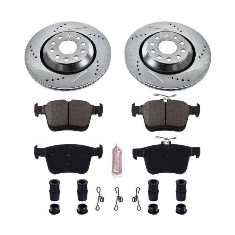 PowerStop Power Stop 17-18 Audi RS3 Rear Z23 Evolution Sport Brake Kit