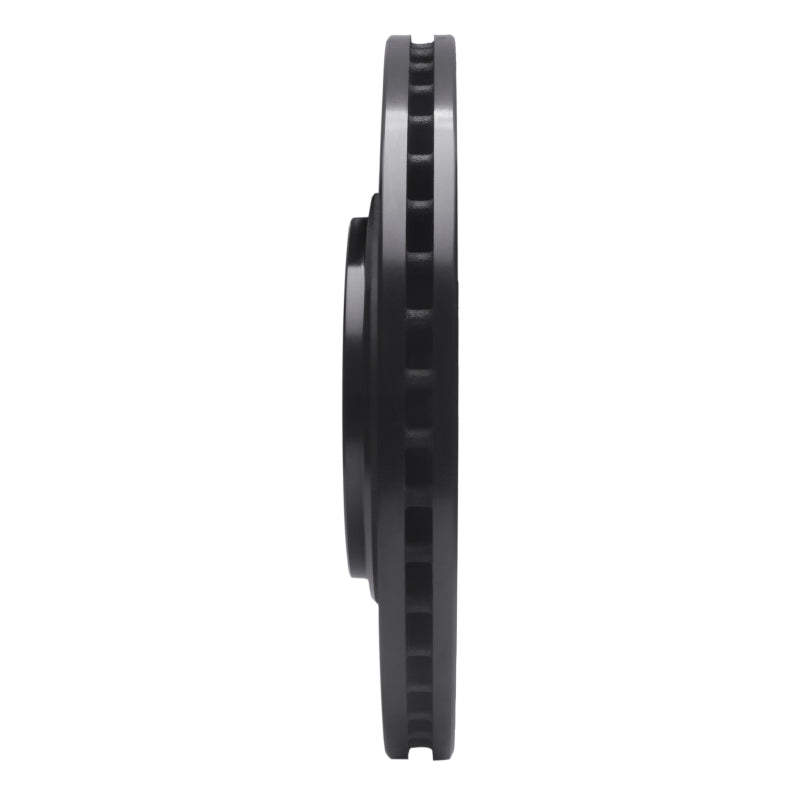 R1 Concepts R1 17-20 Acura MDX Front Right Drilled & Slotted Black Brake Rotor