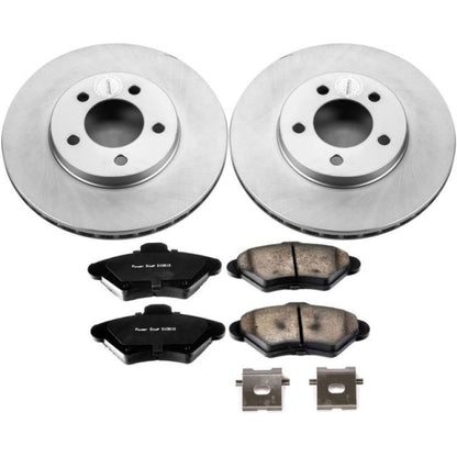 PowerStop Power Stop 93-97 Ford Thunderbird Front Z17 Evolution Geomet Coated Brake Kit