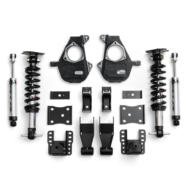 QA1 07-16 Chevrolet Silverado 4WD Lowering Kit w/ Spindles Single Adjustable 4in-6in