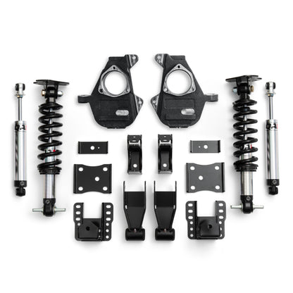QA1 07-16 Chevrolet Silverado 4WD Lowering Kit w/ Spindles Single Adjustable 4in-6in
