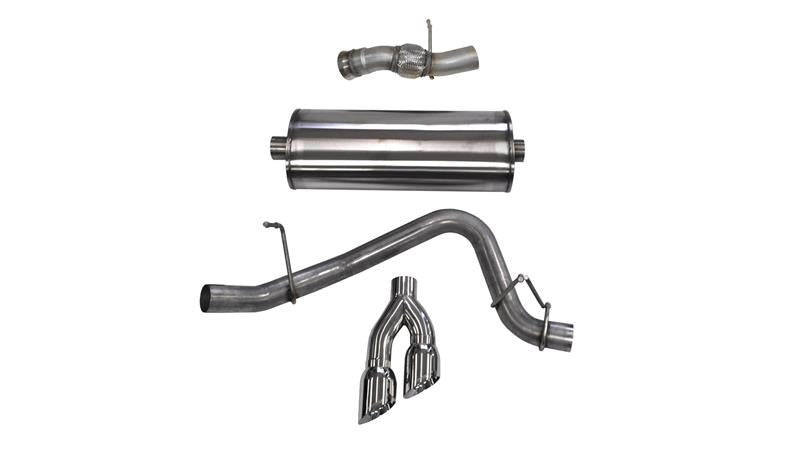 CORSA Performance Corsa 2015-2020 GMC Yukon Denali 6.2L V8 Single Side Exit Cat-Back Exhaust w/ Polished Tips