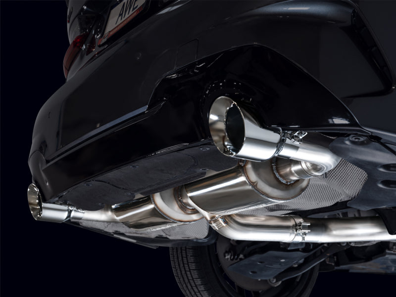 AWE Tuning 19-23 BMW 330i / 21-23 BMW 430i Base G2X Touring Axle-Back Exhaust - Chrome Silver