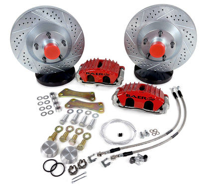 Baer Brakes 63-87 Chevrolet/GMC 2WD Trucks 13in Classic Series Front Brake Kit - Red