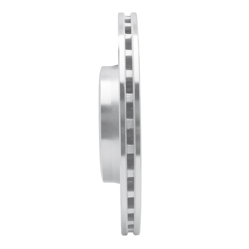 R1 Concepts R1 08-25 Audi A4 Quattro Front Left Drilled & Slotted Silver Brake Rotor