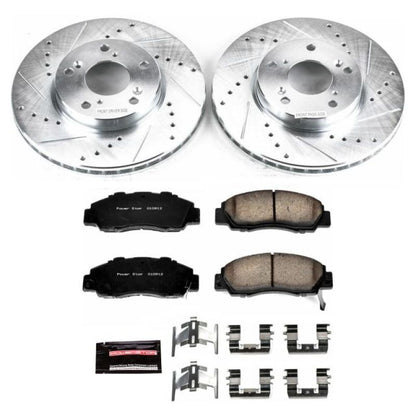 PowerStop Power Stop 98-02 Honda Accord Front Z23 Evolution Sport Brake Kit