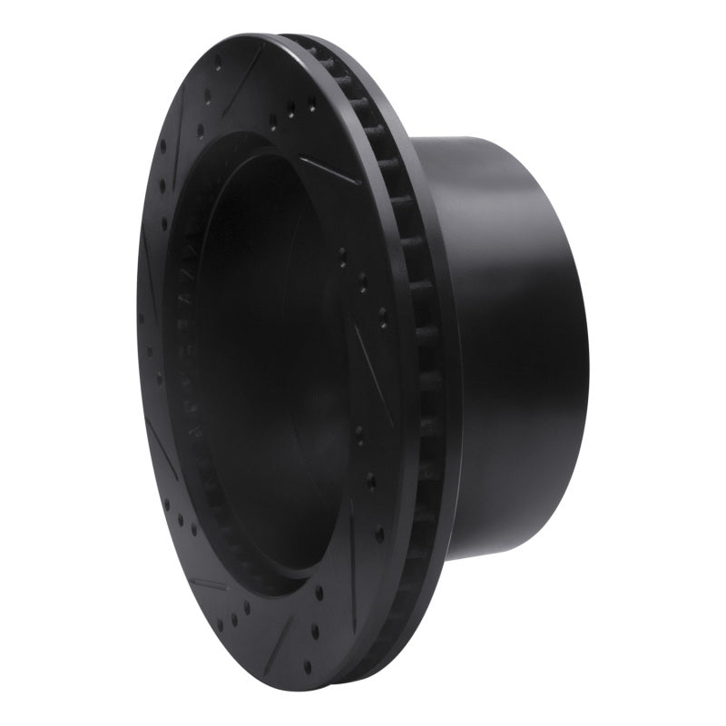 R1 Concepts R1 00-02 Dodge Ram 4000 (Mexico) Rear Right Drilled & Slotted Black Brake Rotor