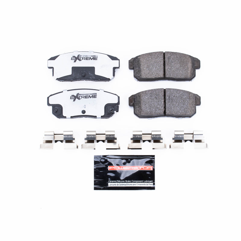 PowerStop Power Stop 01-02 Infiniti G20 Rear Z26 Extreme Street Brake Pads w/Hardware