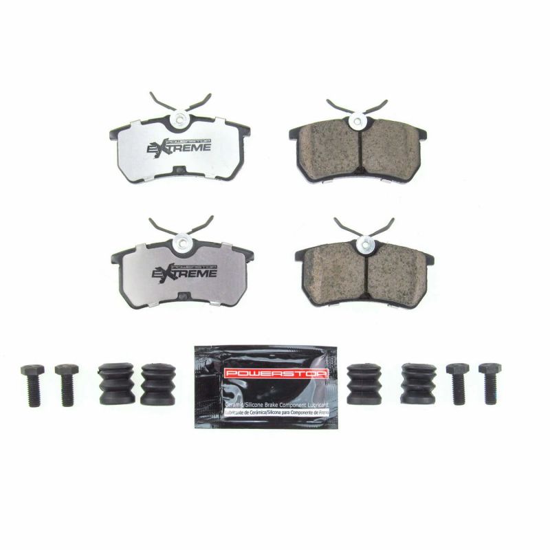 PowerStop Power Stop 14-19 Ford Fiesta Rear Z26 Extreme Street Brake Pads w/Hardware