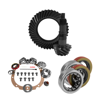 Yukon Gear & Axle Yukon Gear 8.8in Ford 3.31 Rear Ring & Pinion Install Kit 2.25in OD Axle Bearings and Seals