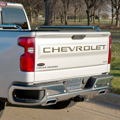 Putco 19-20 Chevy Silverado 1500 - Black Platinum Tailgate Letters CHEVROLET Chevrolet Letters