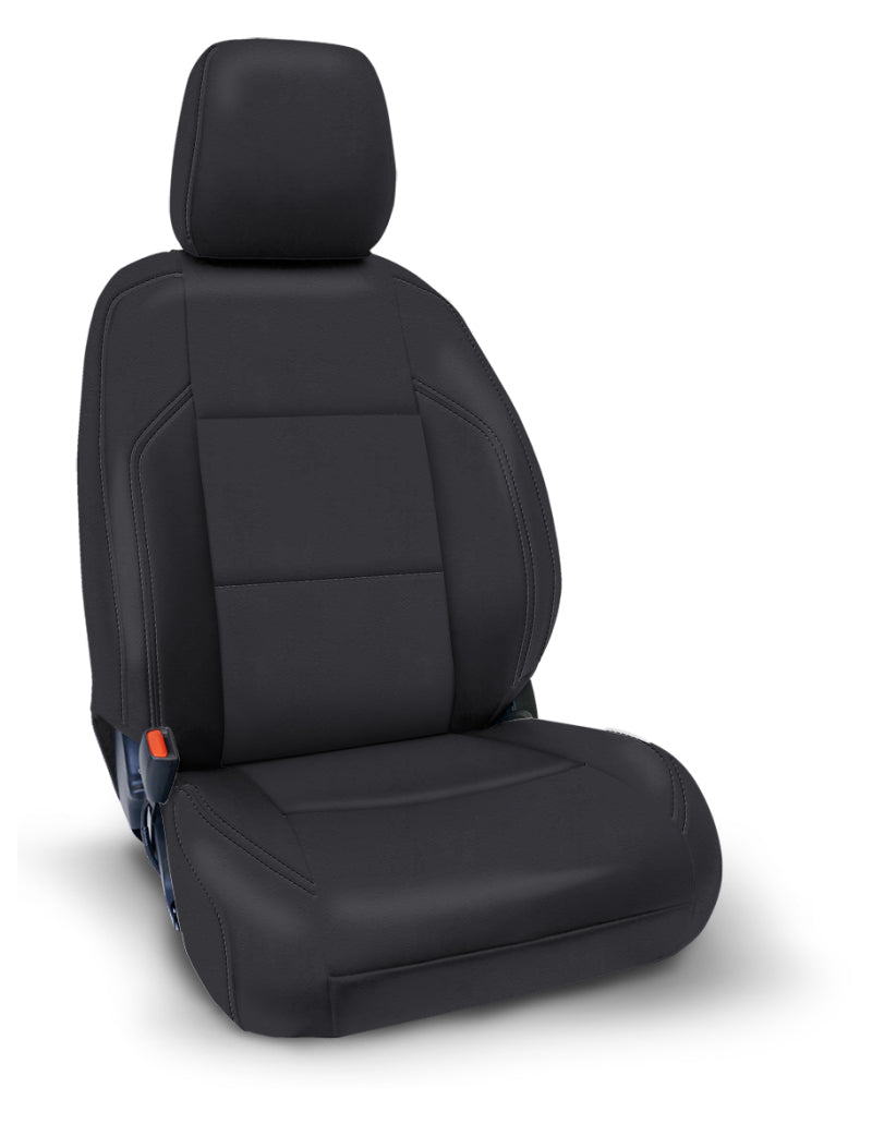 PRP Seats PRP 2016+ Toyota Tacoma Front Seat Covers with Electric Seat Adjusters (Pair) - All Black
