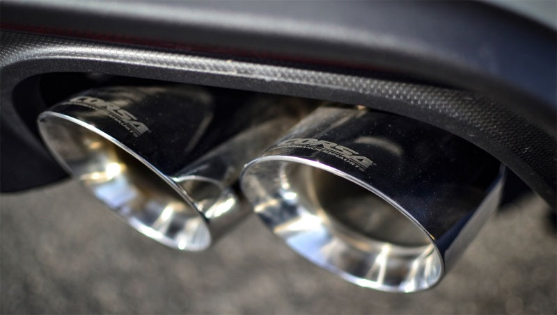 CORSA Performance Corsa 2018-2023 Ford Mustang GT Fastback 5.0L 3in Cat-Back System Dual Rear Exit w/ 4in PolishedTips
