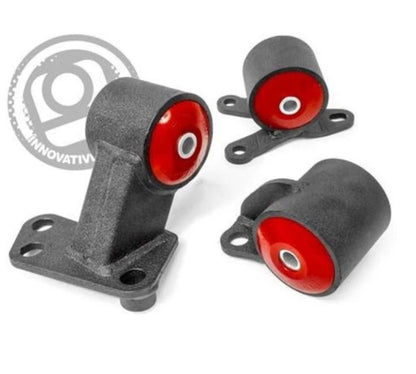 Innovative Mounts Innovative 94-01 Integra B-Series Black Steel Mounts 75A Bushings (Auto to Manual Hydro 2 Bolt)