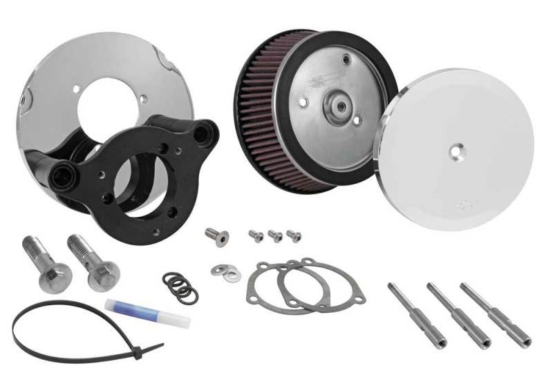 K&N Engineering K&N Street Metal Intake System Hammer Chrome for Harley-Davidson