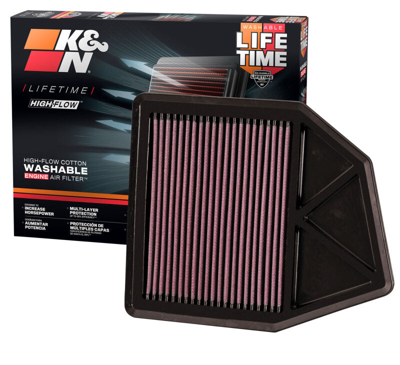K&N Engineering K&N 08 Honda Accord 2.4L-L4 Drop In Air Filter
