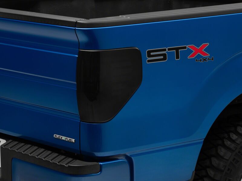 Raxiom 09-14 Ford F-150 Styleside Axial Series LED Tail Lights- Black Housing- Smoked Lens