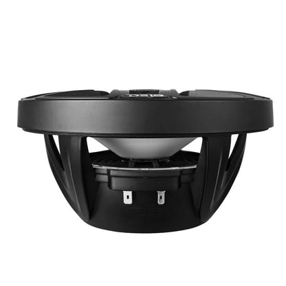 DS18 Marine 8in 2-Way 175 Watts RMS 4 ohm Digital LED Lights Bullet Tweeter Covers Included Black