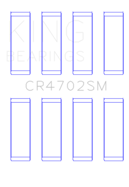 King Engine Bearings VW Cvna Ea211 (Size +0.50mm) Connecting Rod Bearing Set