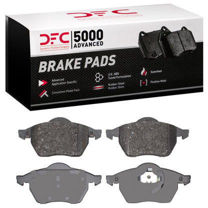 DFC 96-99 Volkswagen Passat (USA/Canada) Front 5000 Advanced Low Metallic Brake Pads