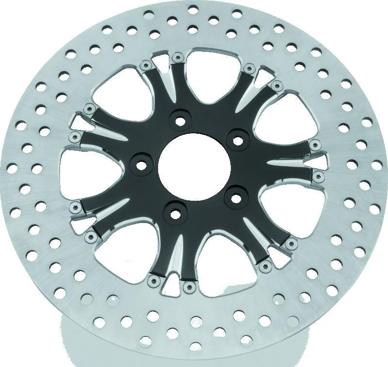 Performance Machine Disc/Carr 11.5in Heathen Front Left - Contrast Cut Platinum