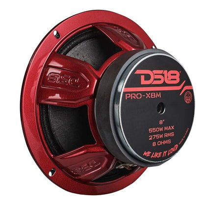 DS18 8in 275 Watts RMS 8 ohm Mid-Range Loudspeaker