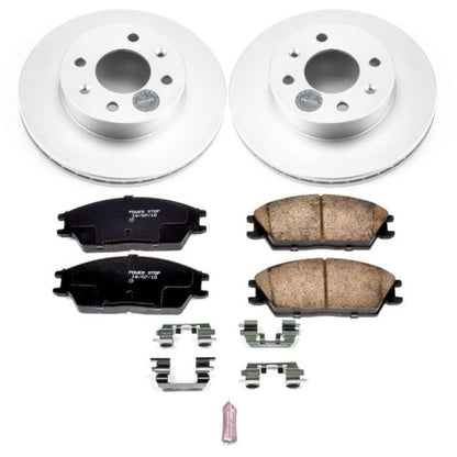 PowerStop Power Stop 03-05 Hyundai Accent Front Z17 Evolution Geomet Coated Brake Kit