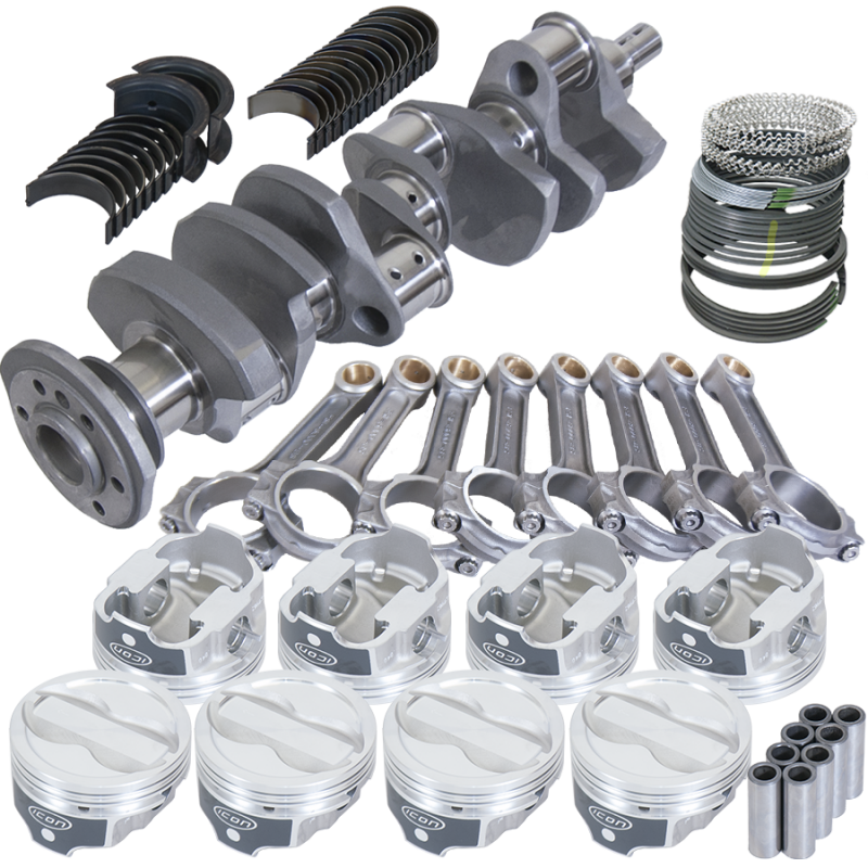 Eagle Chevy 350 3.750in Crank 6.000in I-Beam Rods -18cc 4.060in Pistons Rotating Assembly