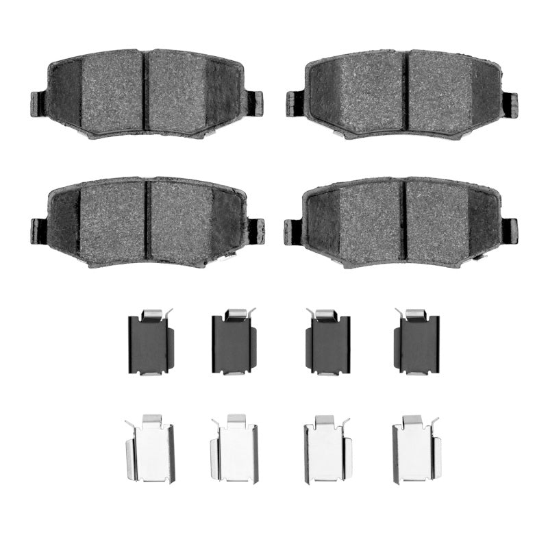 R1 Concepts R1 2007-2018 Dodge Nitro Rear R1 Semi Met Pads & Hardware Kit